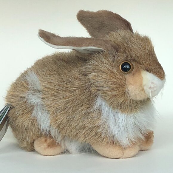Hansa Handcrafted Rabbit (Brown Mix) Stuffed Animal Brand New w/ Tag - Picture 8 of 14